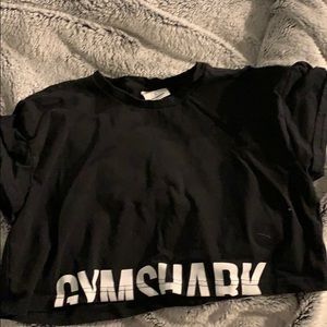 Gymshark Crop Top Black